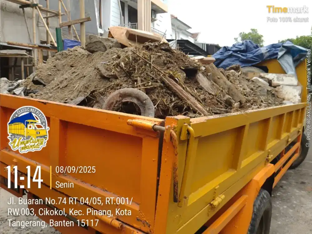 Jasa buang puing dan angkut sampah