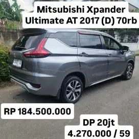 Antik KM 74rb.. Mitsubishi Xpander Ultimate AT 2017 (D)