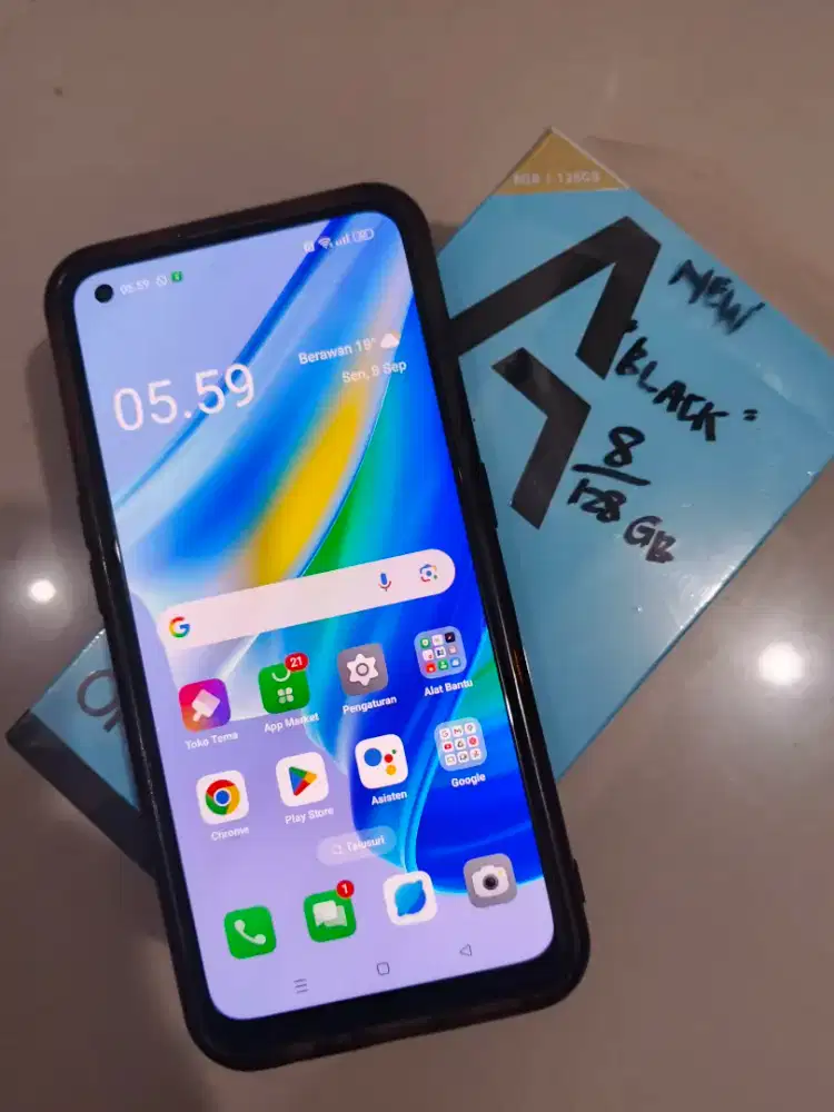 OPPO A95 8+5/128GB Black Lengkap