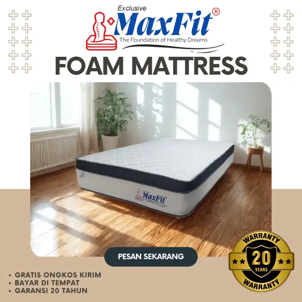 Kasur Busa Maxfit/Kasur ORTOPEDIC garansi 25 tahun