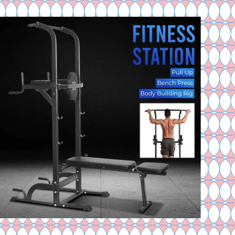 Pull up benchpress alat fitnes kebugaran YDB-572