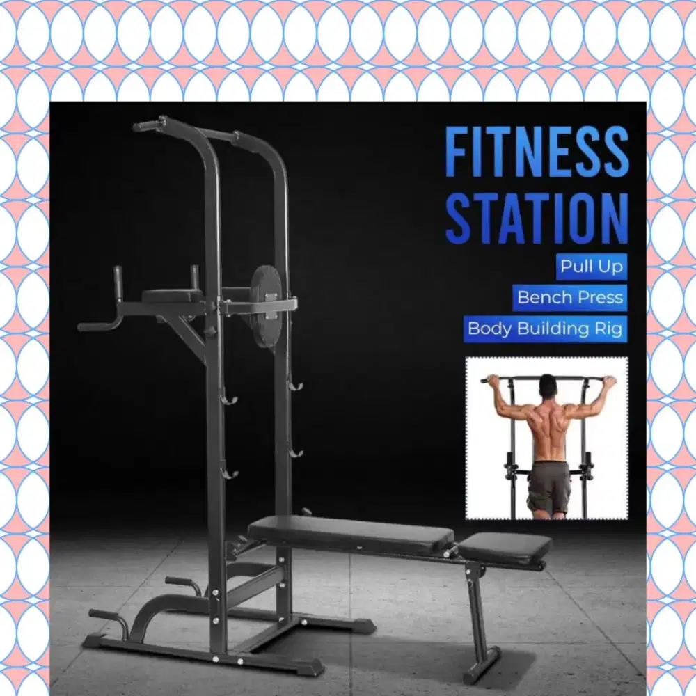 Pull up benchpress alat fitnes kebugaran YDB-572