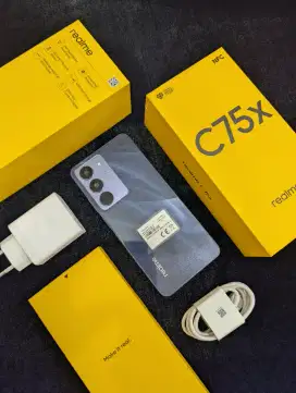 Realme C75X 8/128 Fulset mulus Pemakaian Singkat Garansi on