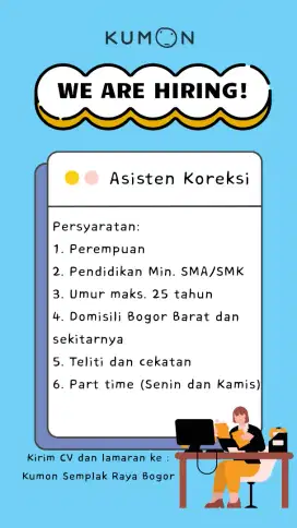 Asisten Koreksi (Part Time)