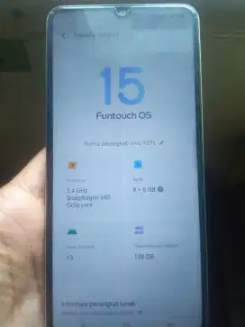 Vivo y27s ram 8+8 / 128 tosca