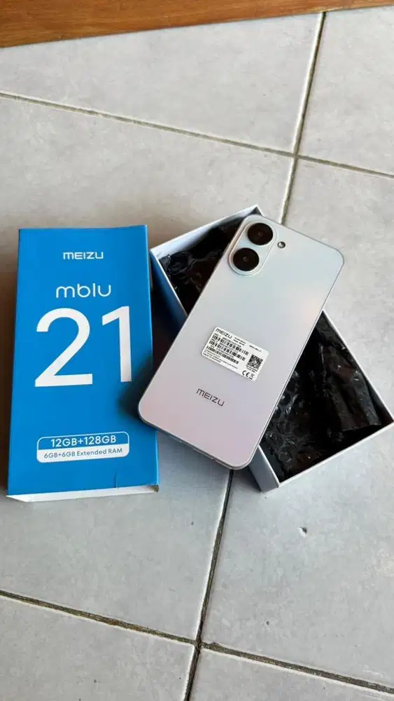 Meizu MBLU 21 ram 6g rom 128gb normal mulus lengkap