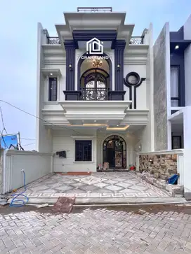 Rumah Baru Mewah Asri Dalam Cluster Pinggir Jalan Di Jagakarsa