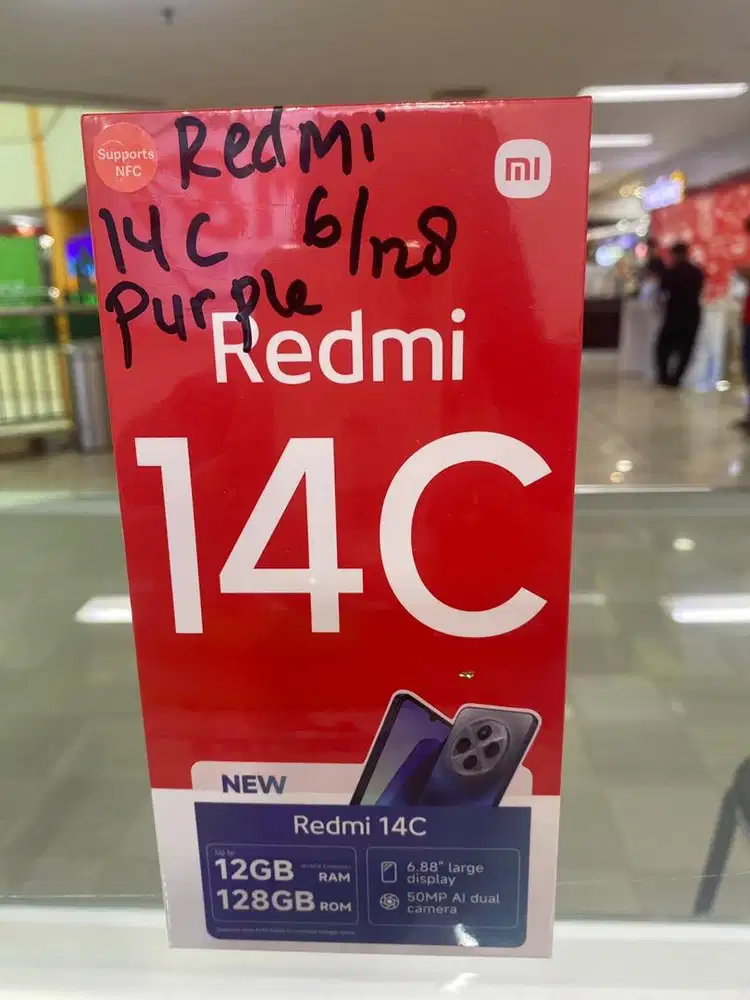Hp xiomi redmi 14C ram 6/128
