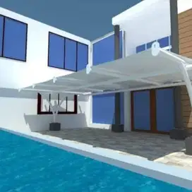 CARA PASANG KANOPI MEMBRANE - CANOPY MEMBRANE MINIMALIS