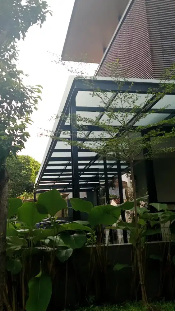 Kanopi pagar pintu