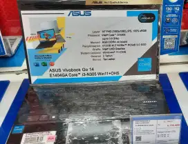 ASUS NOTEBOOK I3 8GB/512GB BLK 14