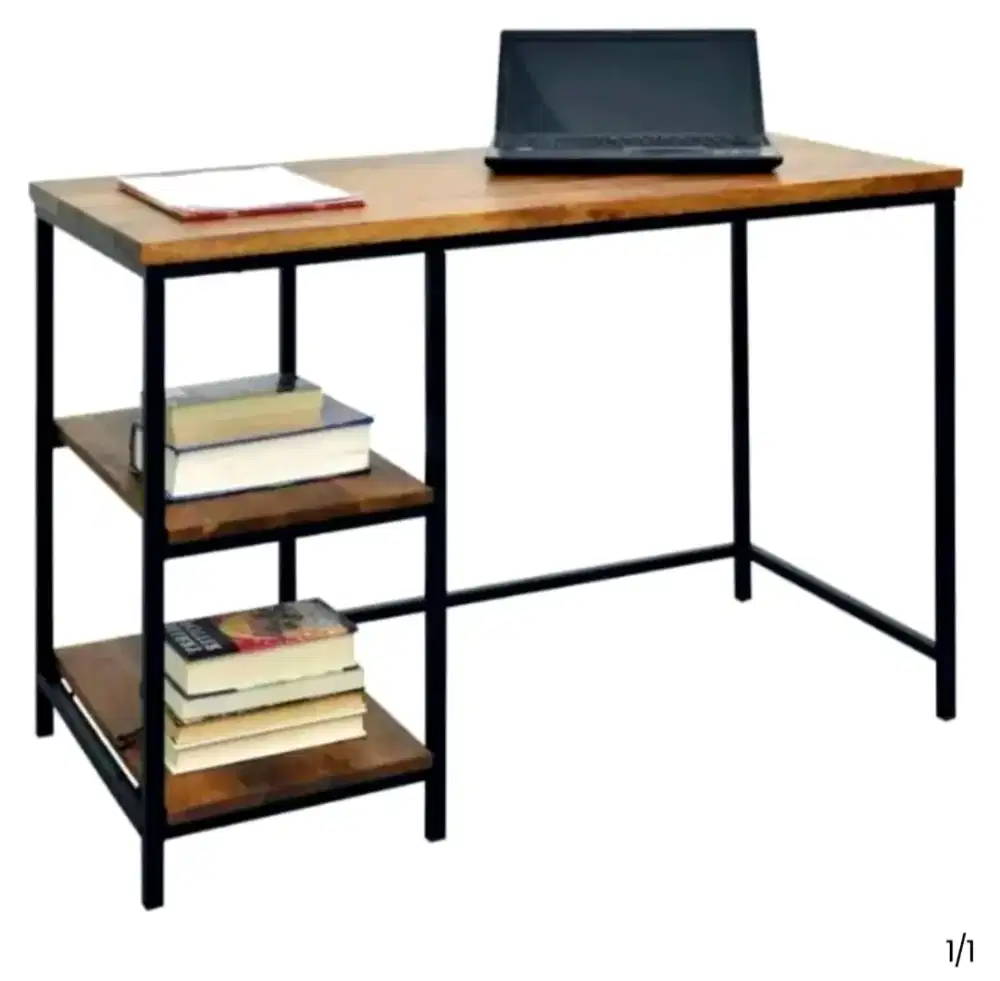 Bali Furniture Meja Kerja Rak Buku Belajar 100×50