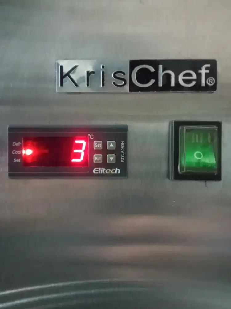 UNDERCOUNTER CHILLER KRIS 3 PINTU MULUS NORMAL ORI SIAP PAKAI/ NETT