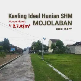 Tanah SHM Mojolaban – Cocok Hunian & Investasi