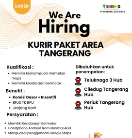 KURIR EKSPEDISI AREA TANGGERANG