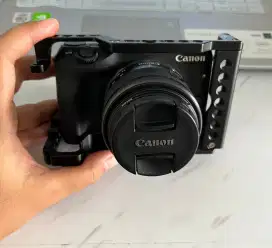 Jual Kamera Canon Eos M3 with dummy and cage