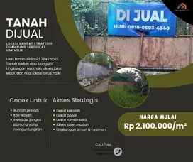 DIJUAL TANAH KAVLING – SIAP BANGUN!