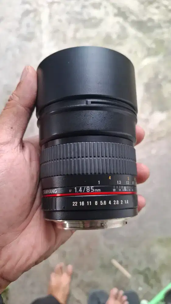 Lensa Samyang 85mm f1.4 manual ( Canon )