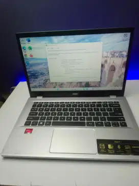 acer AMD RYZEN 5 - 7200U bersih