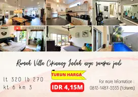 Rumah Villa Cipinang Indah 320mtr Hoek ada Pool Nego Sampai Jadi