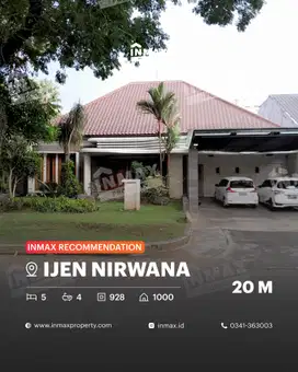 Rumah Mewah 2 Lantai Siap Huni Di Perumahan Elite Ijen Nirwana  Malang