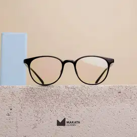 MakataGlasses - Kacamata Semi Kotak Simple Elegan  - KAMAL 04