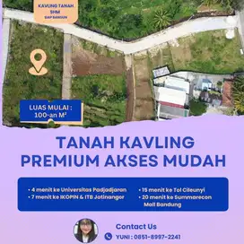 KAVLING SHM STRATEGIS JATINANGOR – 4 MENIT KE UNPAD, SIAP BANGUN