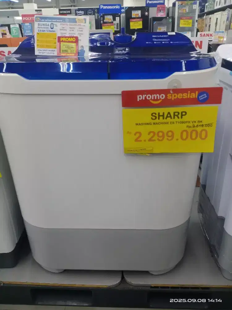 Segampang itu cicilan Mesin cuci Sharp 2 tabung syarat KTP aja