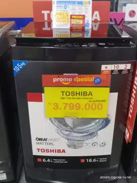 Segampang itu cicilan Mesin cuci Toshiba 1 TUB
