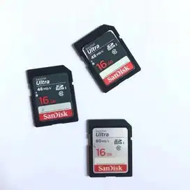 SD Card Sandisk Ultra 16gb