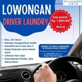 DIBUTUHKAN SEGERA DRVIER LAUNDRY