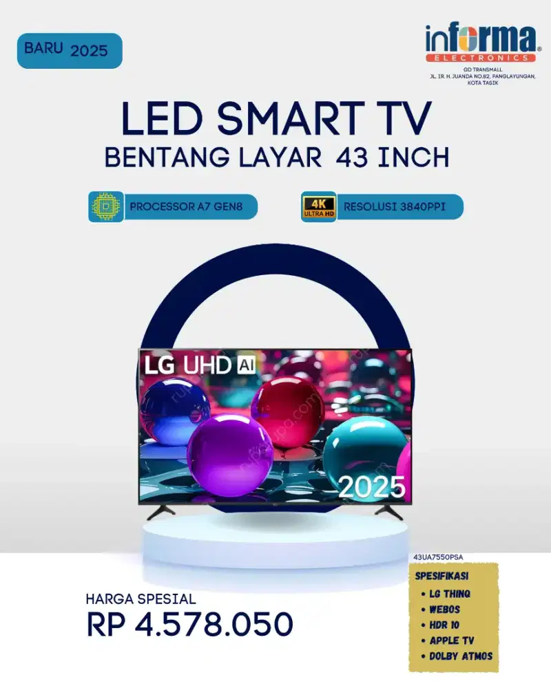 LEDD SMART TV 43LG