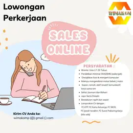 LOKER DICARI SEGERA SALES ONLINE WANITA TOKO KOMPUTER MANGGA 2 SQUARE