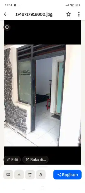 Disewakan kmr kos khusus pria , kemanggisan Jak Bar
