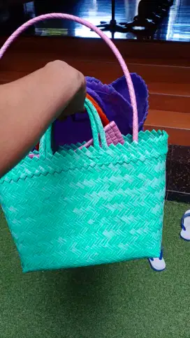 Jual tas anyaman plastik