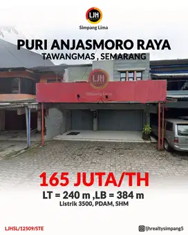 Ruang Usaha Luas di Puri Anjasmoro Raya Cocok Untuk Restoran Cina