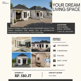 Rumah Desain Classic Modern di Solo Baru, 3-5 mnit RS.Oen Soba & Mall