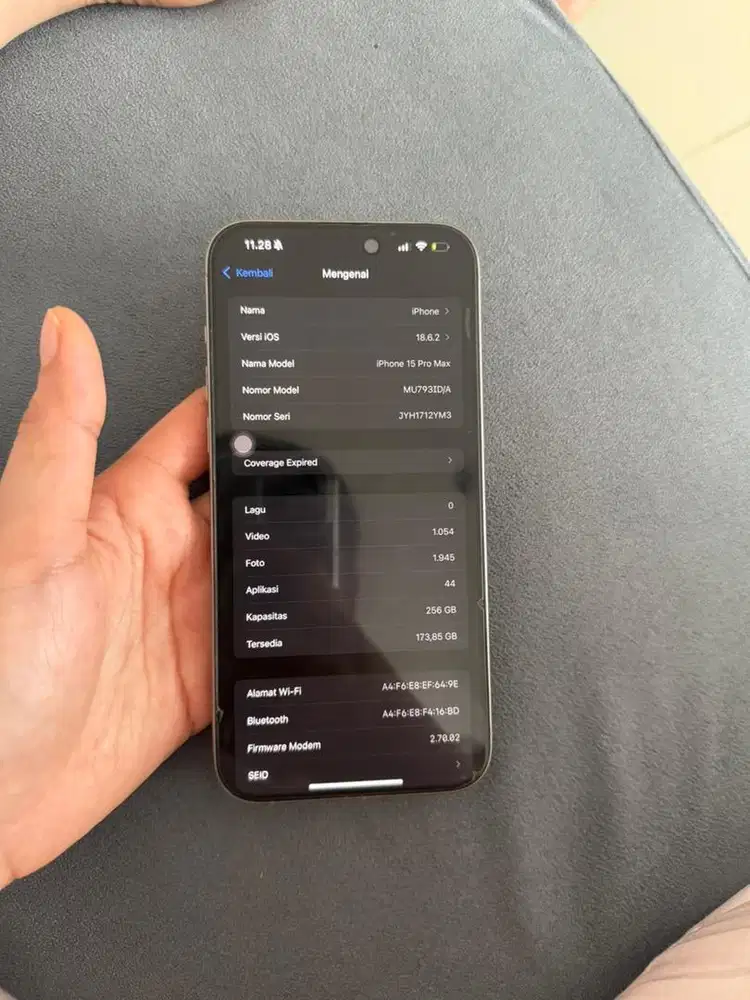 Iphone 15 promax titanium 256