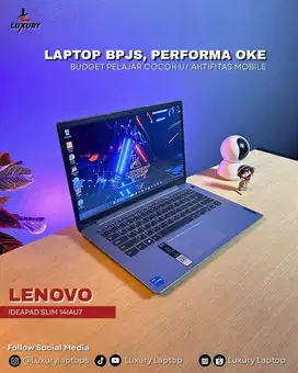 LAPTOP LENOVO IDEAPAD 14IAU7 SLIM CORE I3 GEN 12  RAM 8GB DDR4 JUAL BU