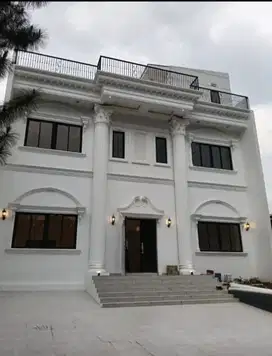 Rumah mewah model roop top view gunung