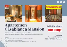 Apartement Casablanca Mansion Nego Sampai Jadi Fully Furnished