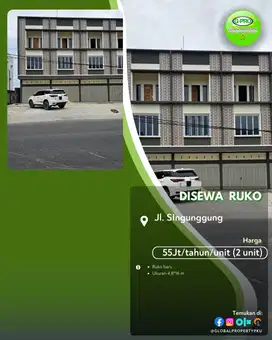 Disewakan 2 Unit Ruko Sigunggung Untuk usaha Kondisi New!