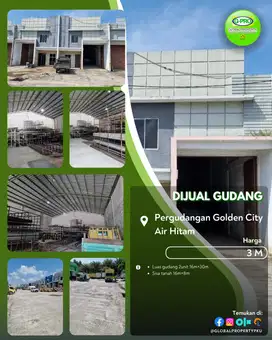 Dijual Pergudangan Golden City Air Hitam Pekanbaru Kota!
