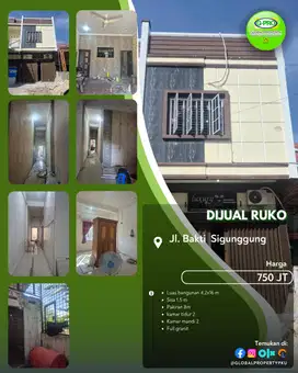 Dijual Ruko 2 Lantai Daerah Sigunggung Siap Usaha!