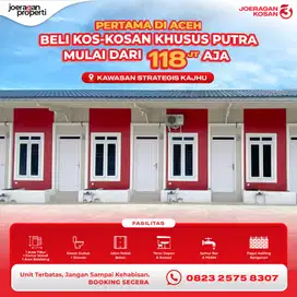 Cocok Hunian & Investasi - Dijual Kos Putra Dekat Tol Kajhu Banda Aceh