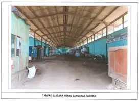 Dijual Segera, Tanah & Bangunan Ex-Pabrik Lokasi Strategis di Gresik