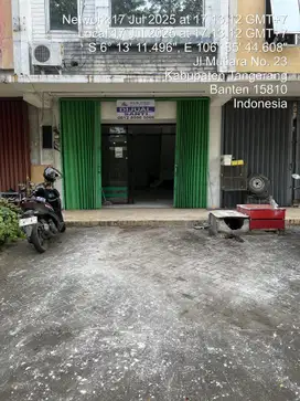 Disewakan Ruko Mutiara Karawaci 2 Lantai Tangerang