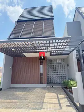 Rumah Tropis Modern Free DP dekat Pintu TOL BSD Serpong