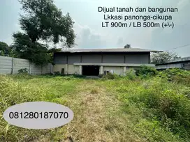 Tanah dan Gudang di Cikupa harga murah