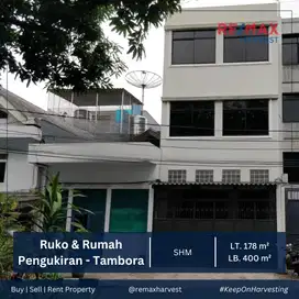 Dijual Murah Ruko & Rumah Lokasi Sangat Strategis Pengukiran Tambora
